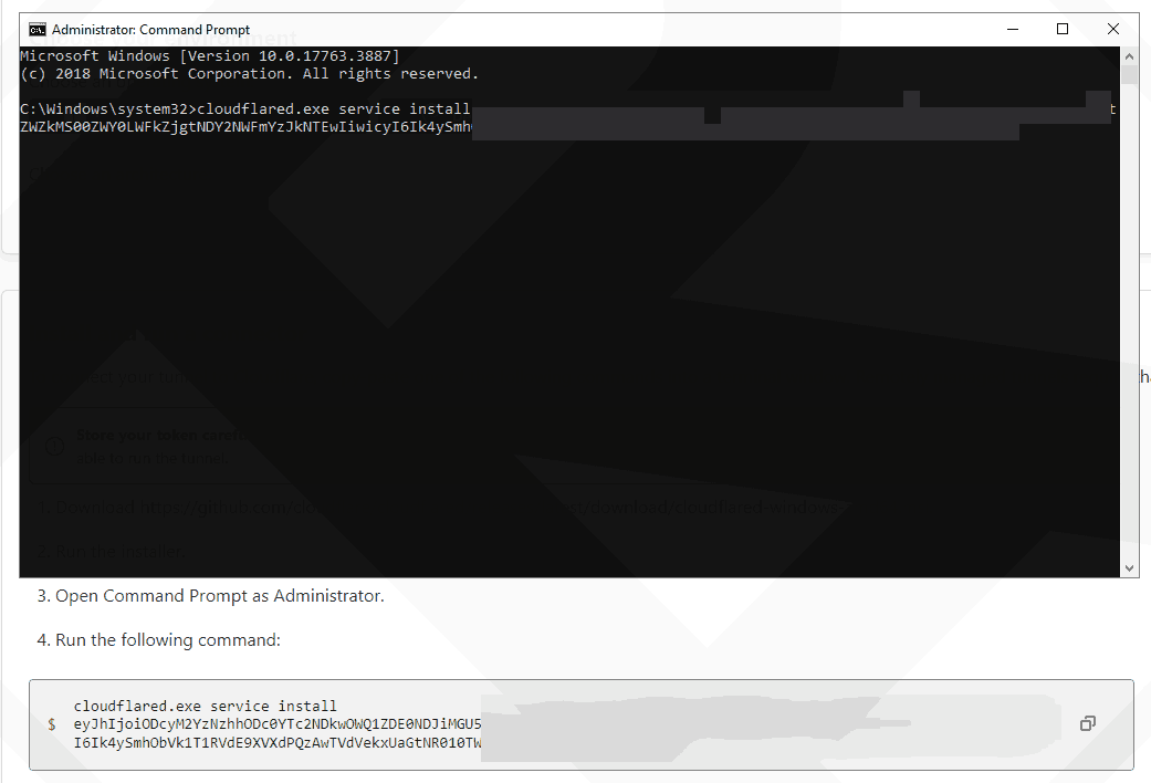 通过 CMD 安装 Cloudflare