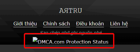 Error of DMCA badge not loading