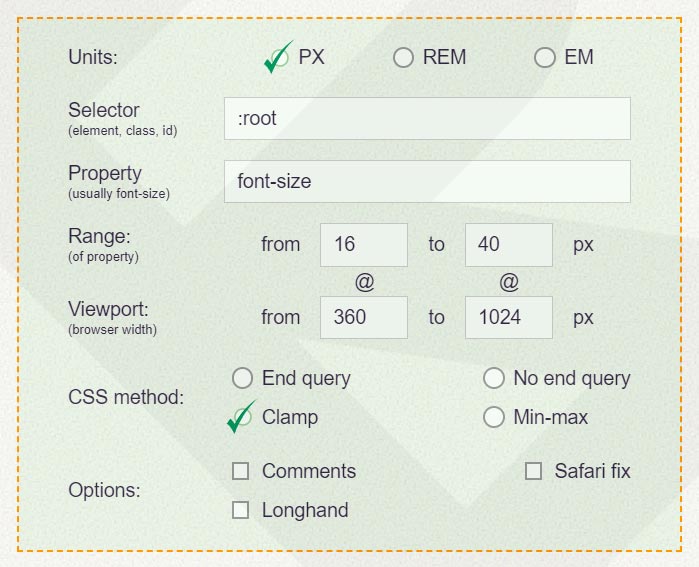Fluid-responsive property calculator