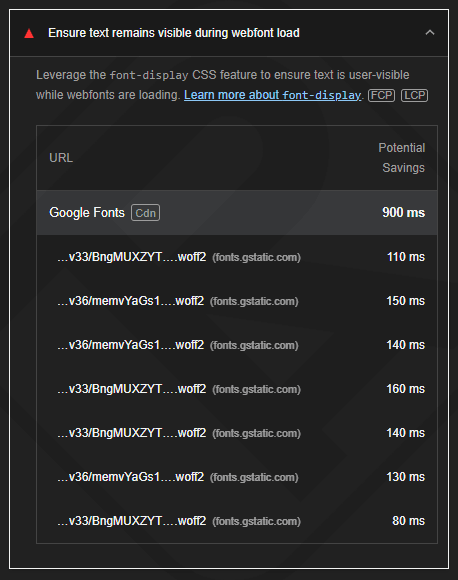 Webfont loading error